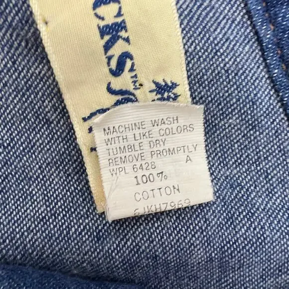 Vintage Roebucks Denim Pearl Snap Shirt